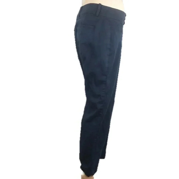 Ann Taylor Cambridge Crop Navy Blue Pants Trouser - Picture 4 of 6